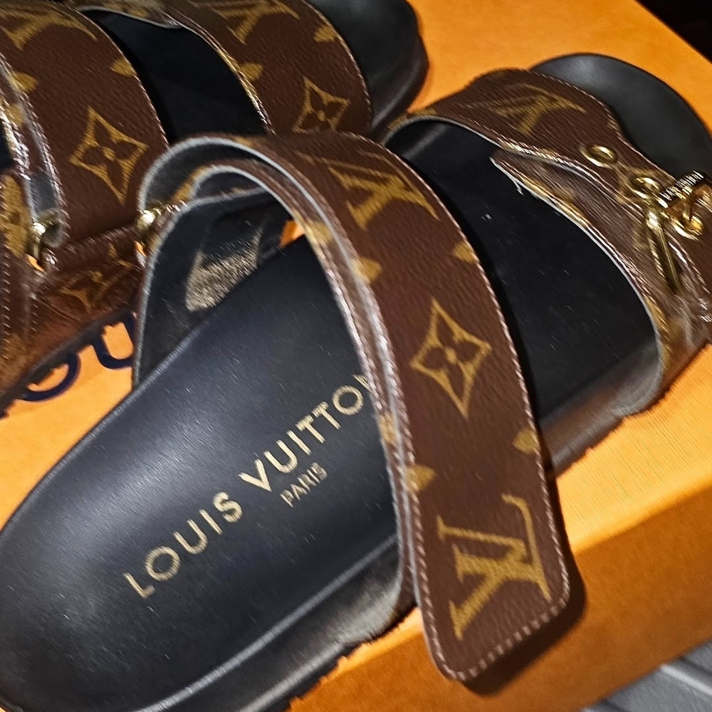 Louis Vuitton Brown Sandals